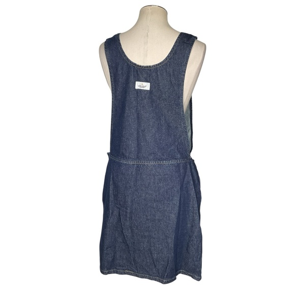 Uskees Georgia Denim Pinafore Dress Dark Wash US 14 NWT - Picture 3 of 7